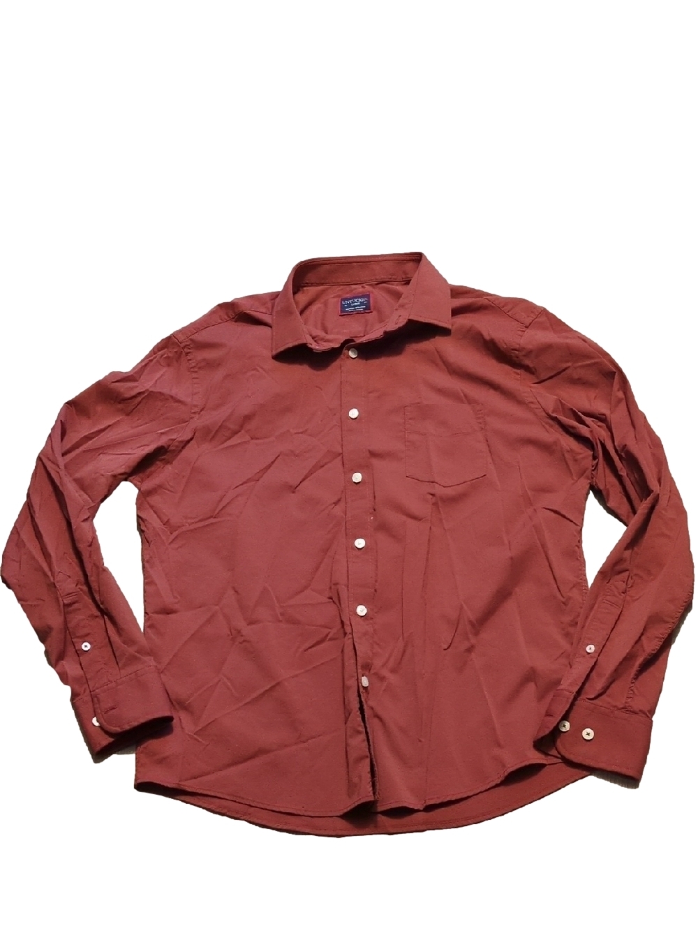 Untuckit Red Performance Gironde Shirt Size Large